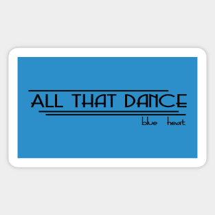 ATD Blue Heat lines (black) Sticker